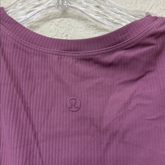 Lululemon Athletica womans lavender All Aligned Ribbed Midi Dress size 10 - Picture 5 of 6